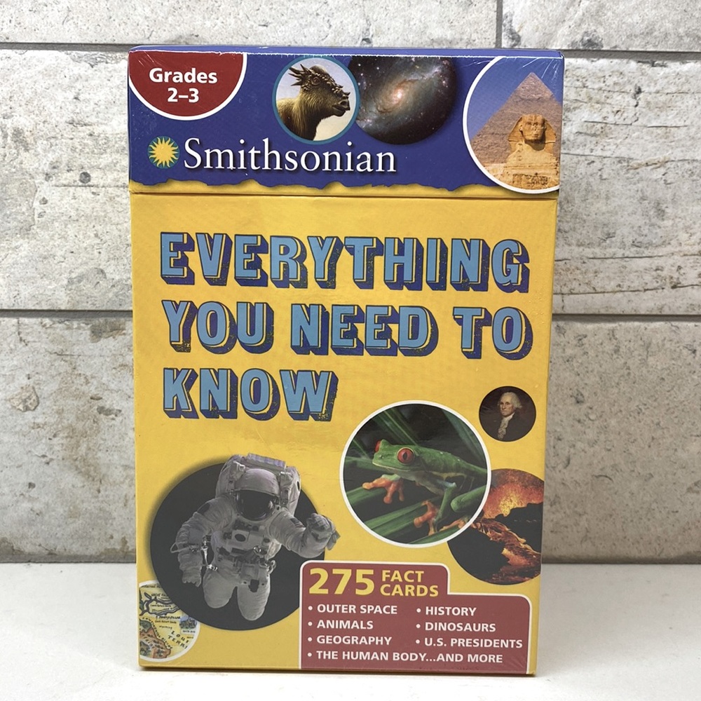 Smithsonian Everything You Need to Know Fact Cards
